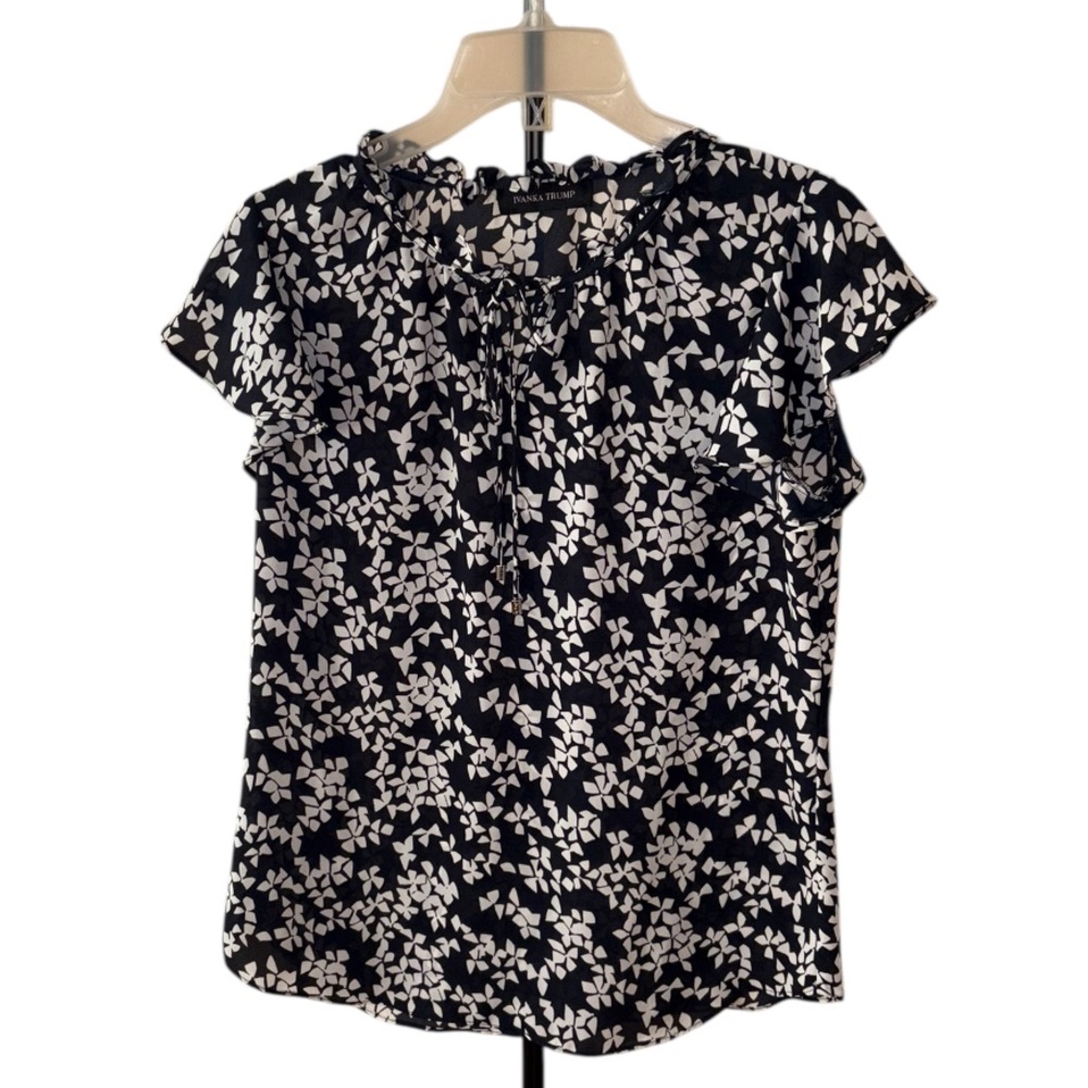 Ivanka Trump Black & White Blouse